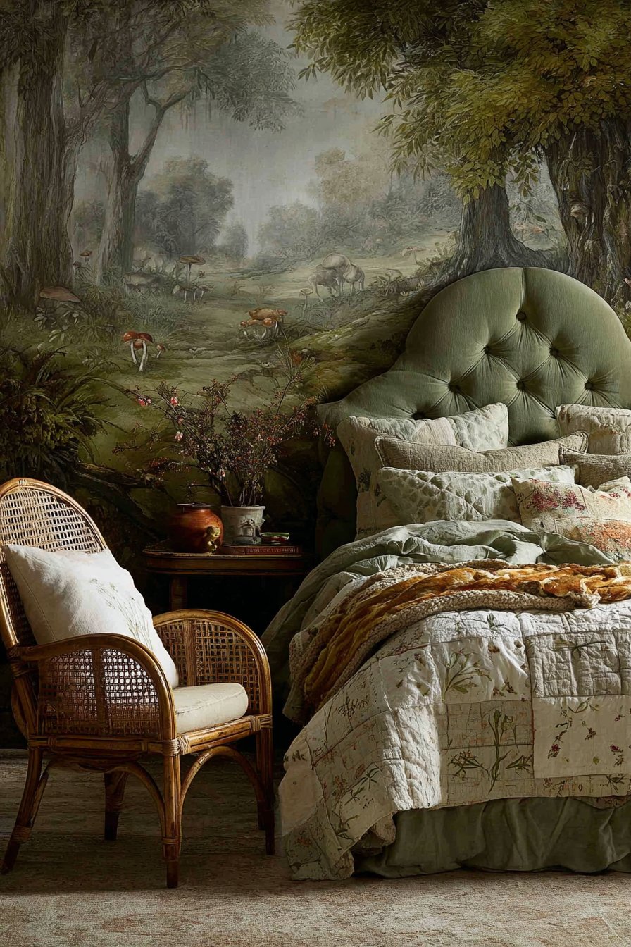 Enchanted Forest Accent Wall