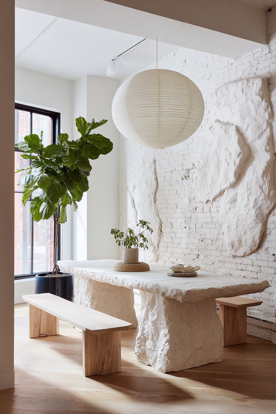 Industrial Concrete and Light Maple Contrast