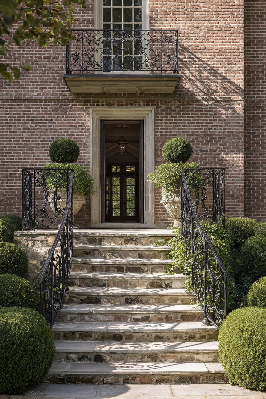 Classic Brick with Limestone Accents