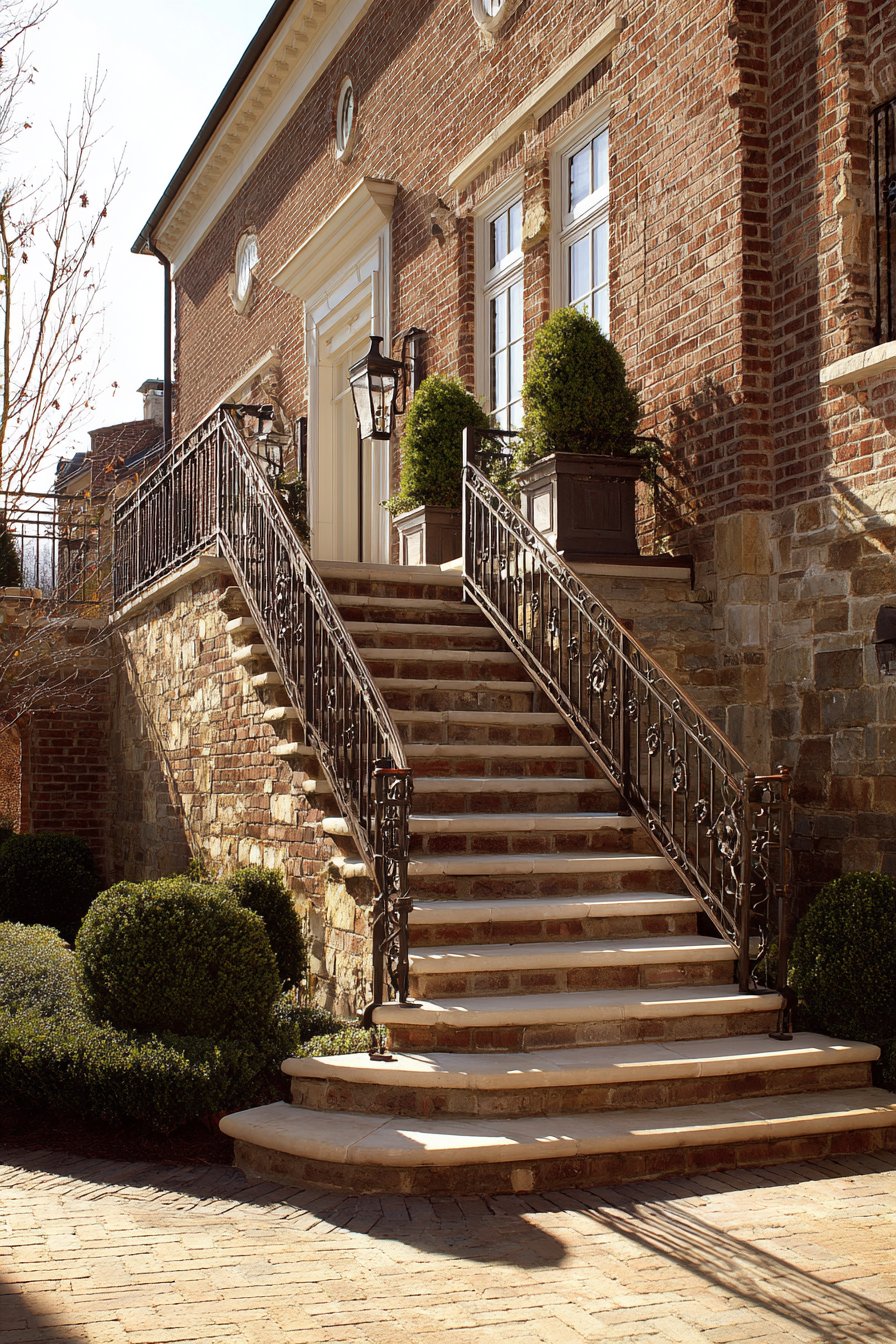 Classic Brick with Limestone Accents