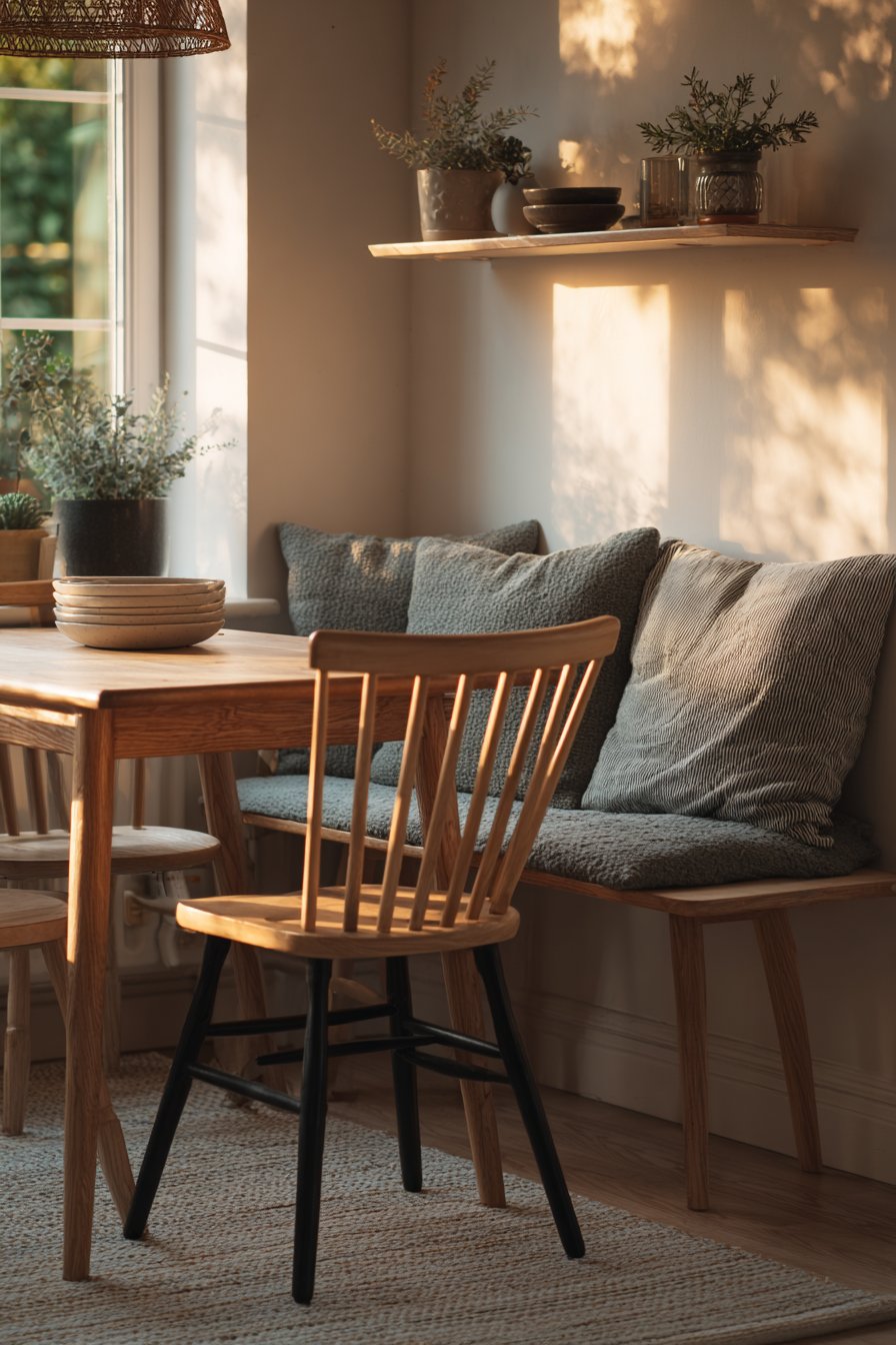 Cozy Corner Bench Breakfast Nook