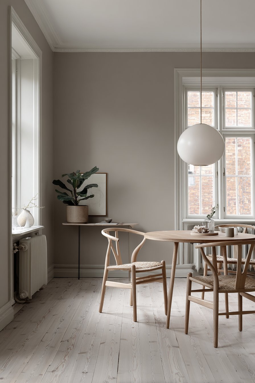 Minimalist Drop-Leaf Scandinavian Flexibility