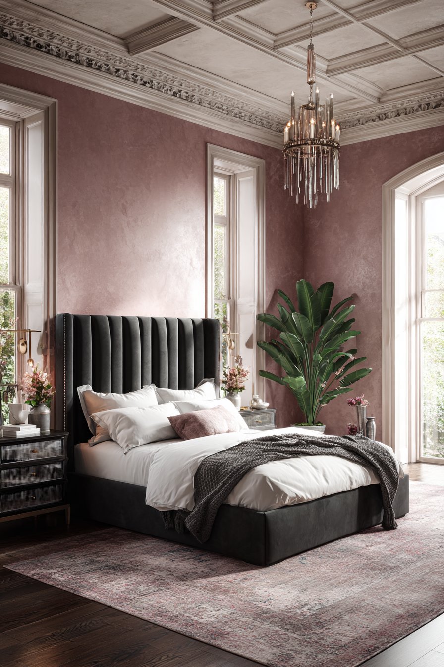 Soft Blush and Dusty Rose