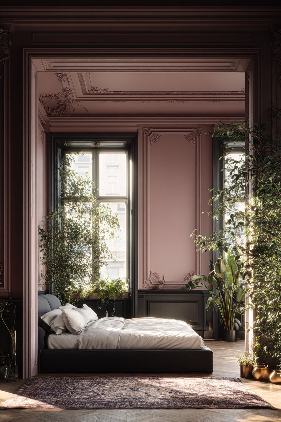 Soft Blush and Dusty Rose