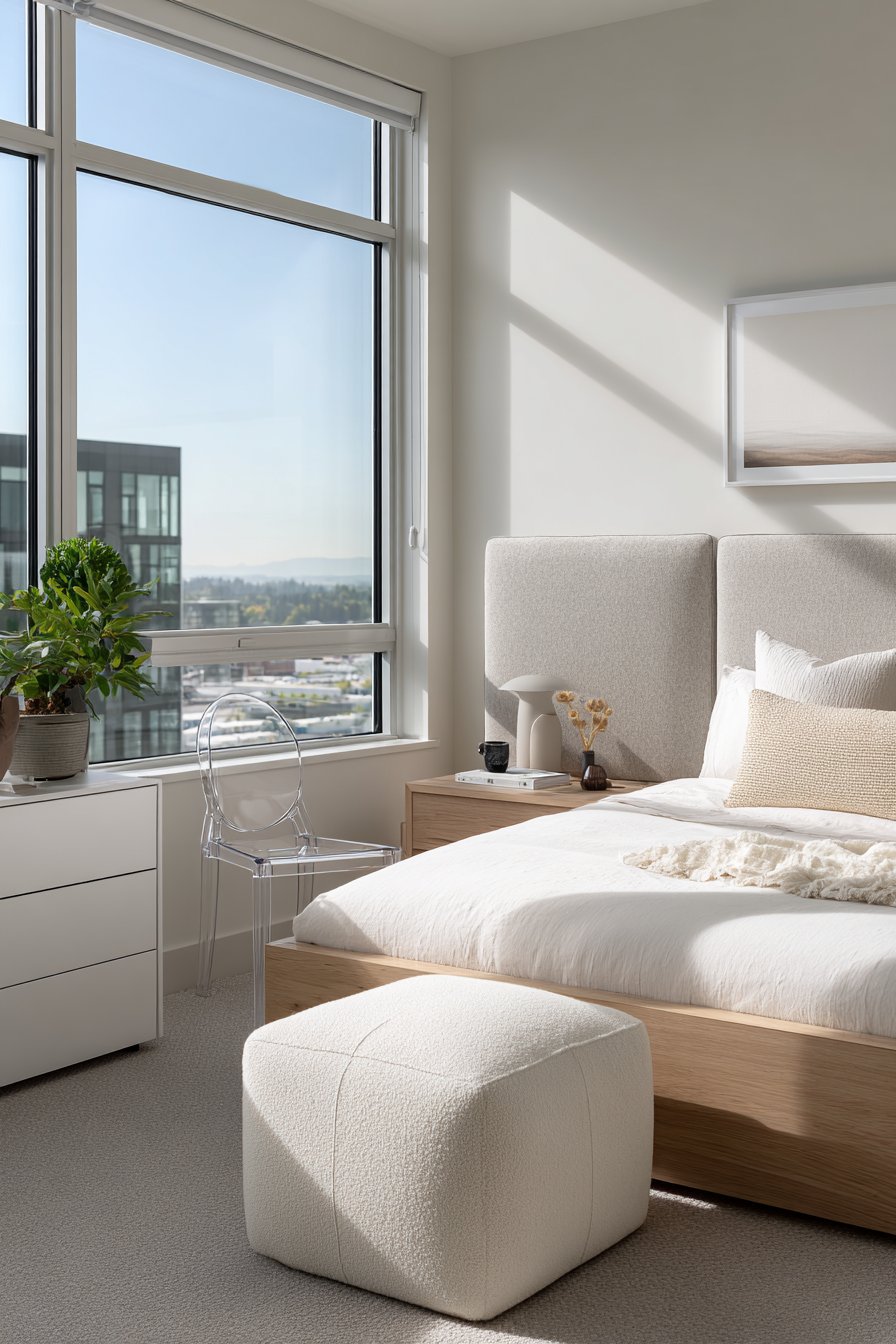 Choose Light-Colored and Minimalist Furniture