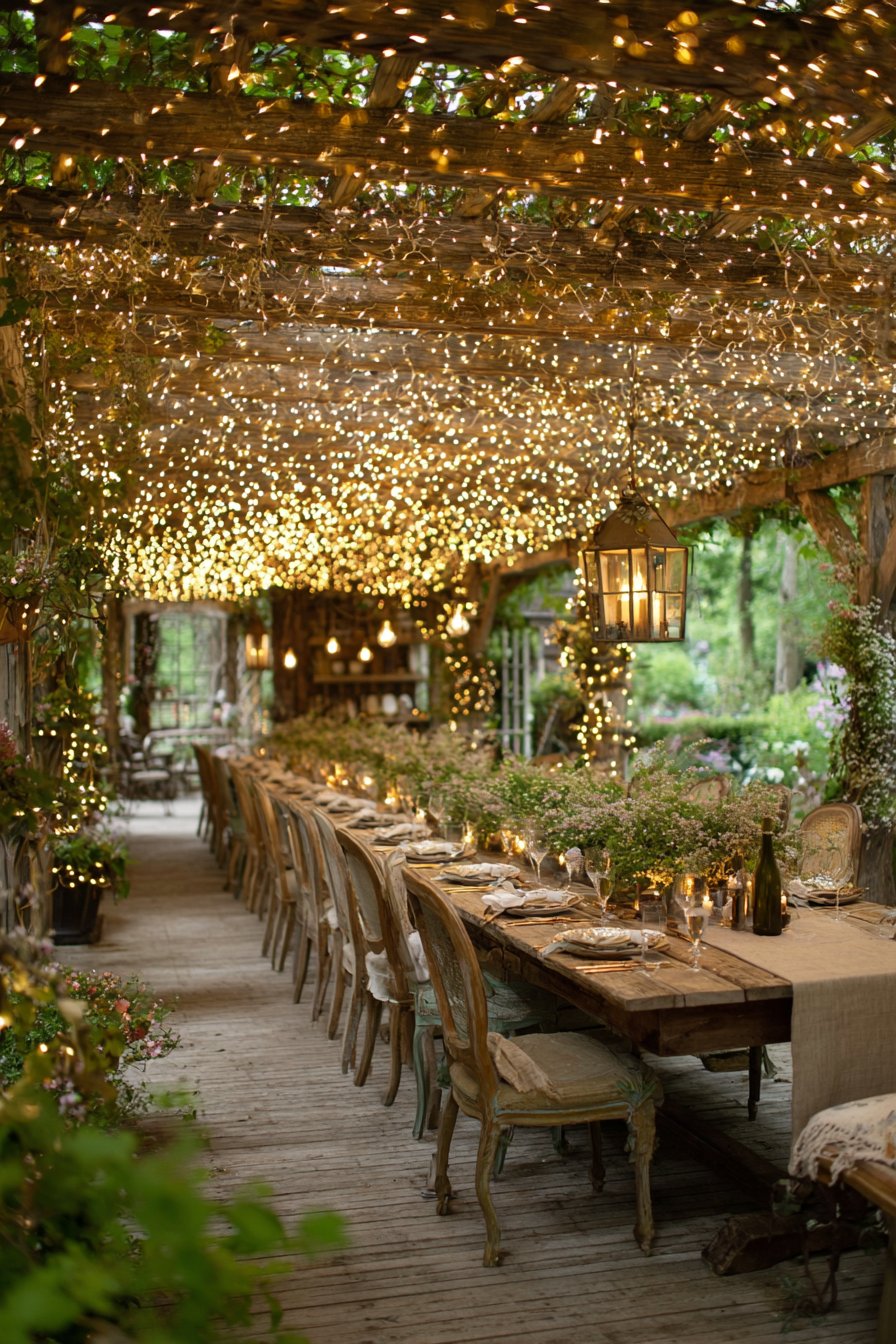 Incorporate String Lights for Casual Charm