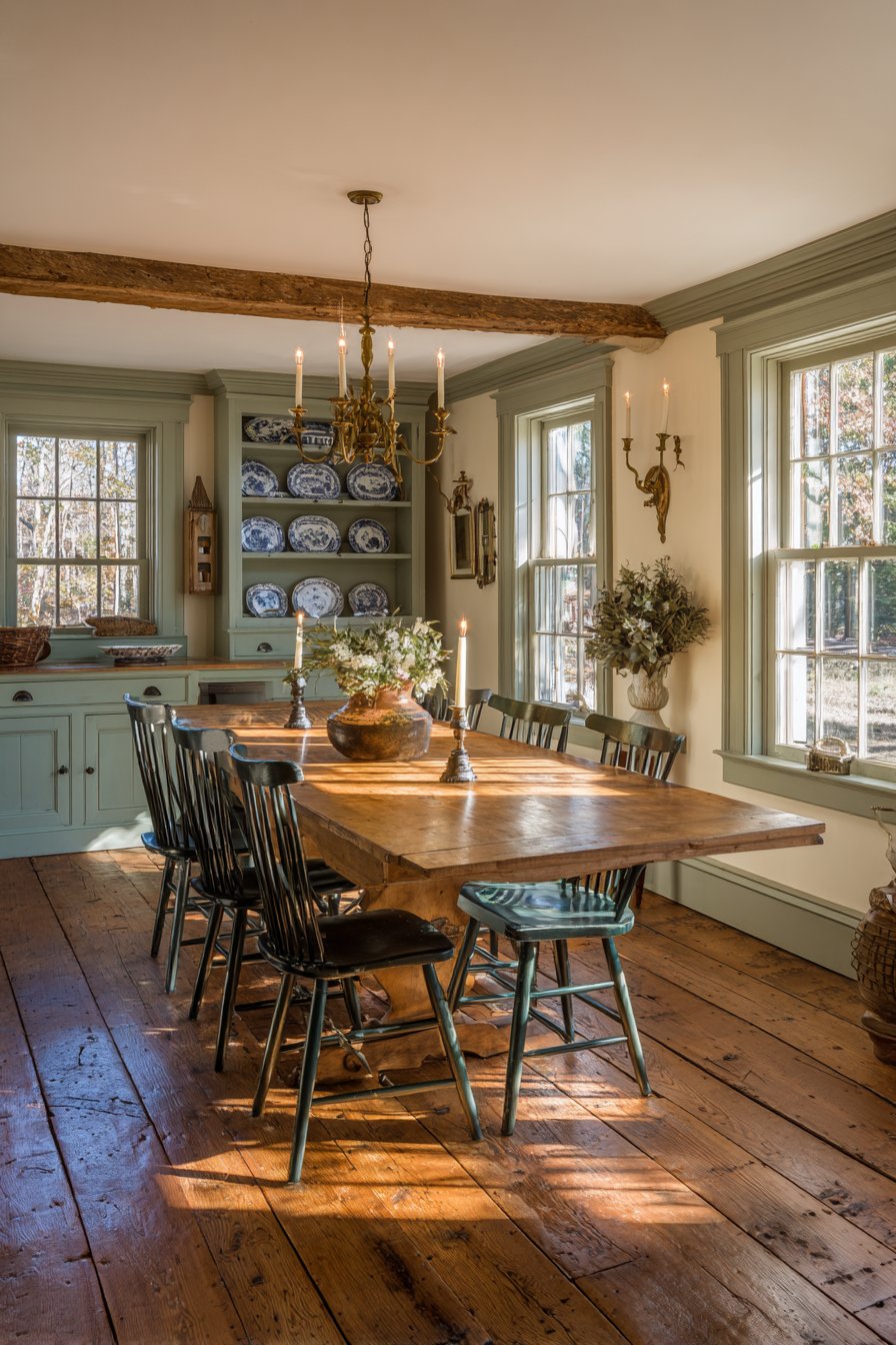 Colonial Revival Tiger Maple Charm