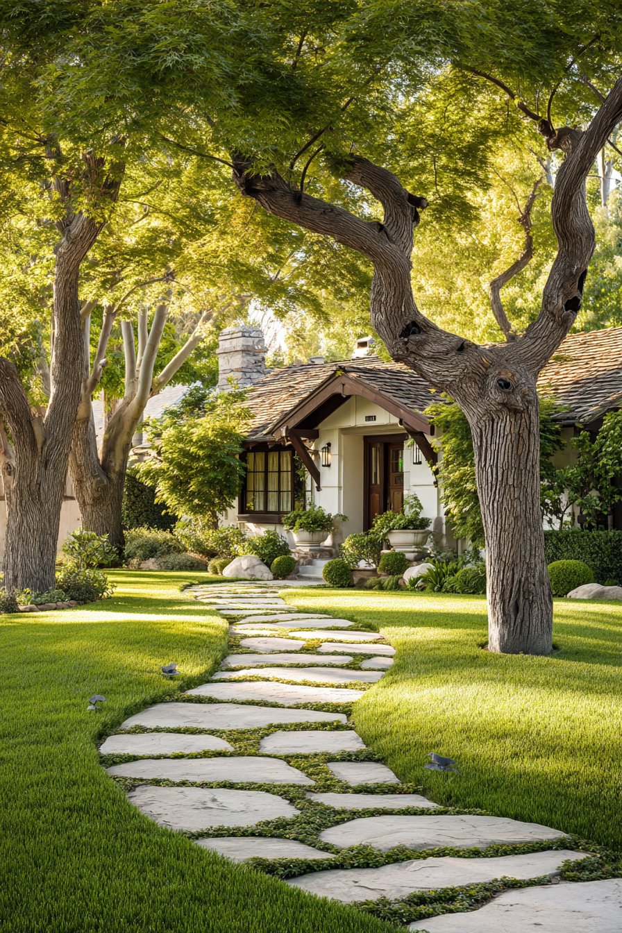 Defined Pathways and Hardscaping