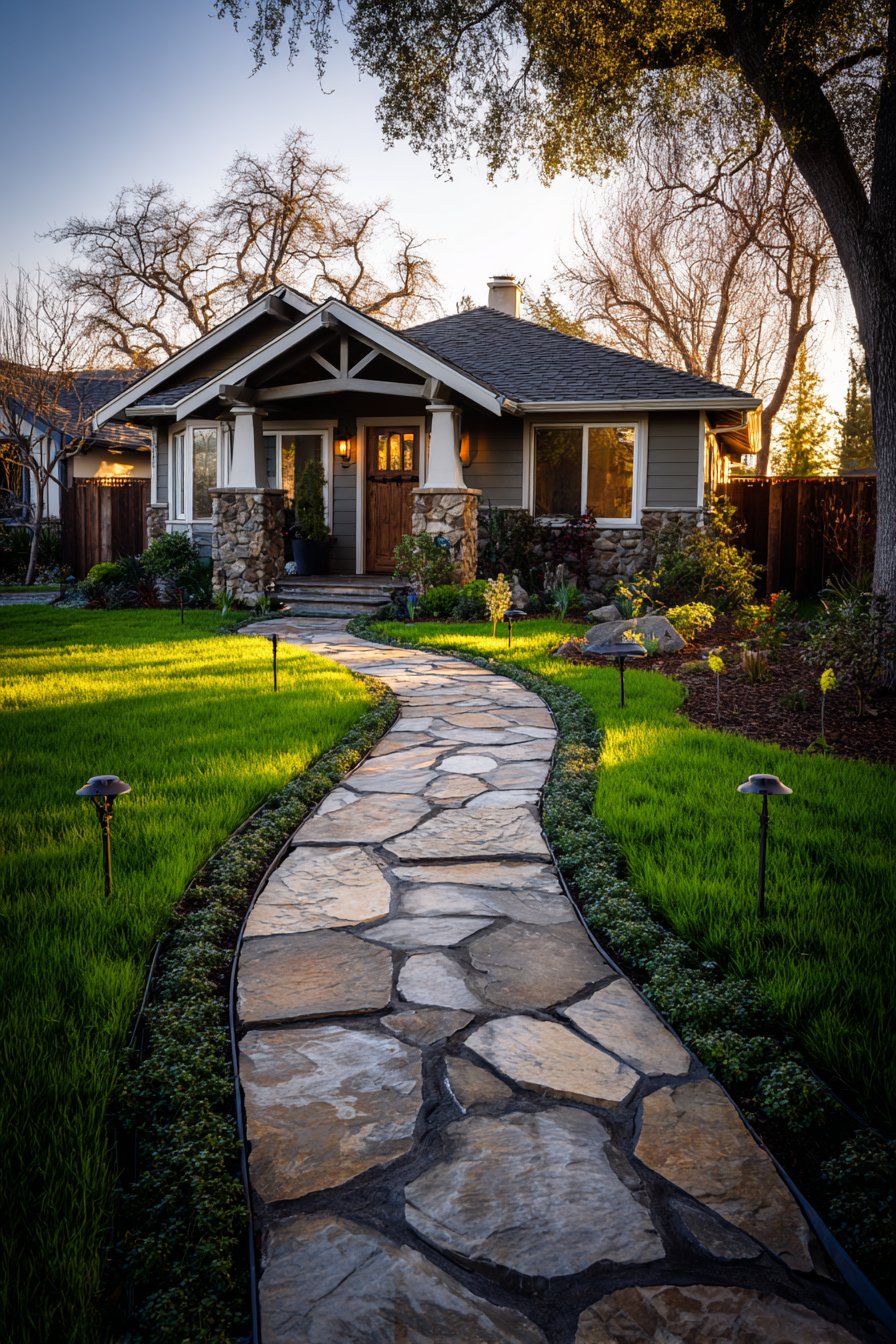 Defined Pathways and Hardscaping