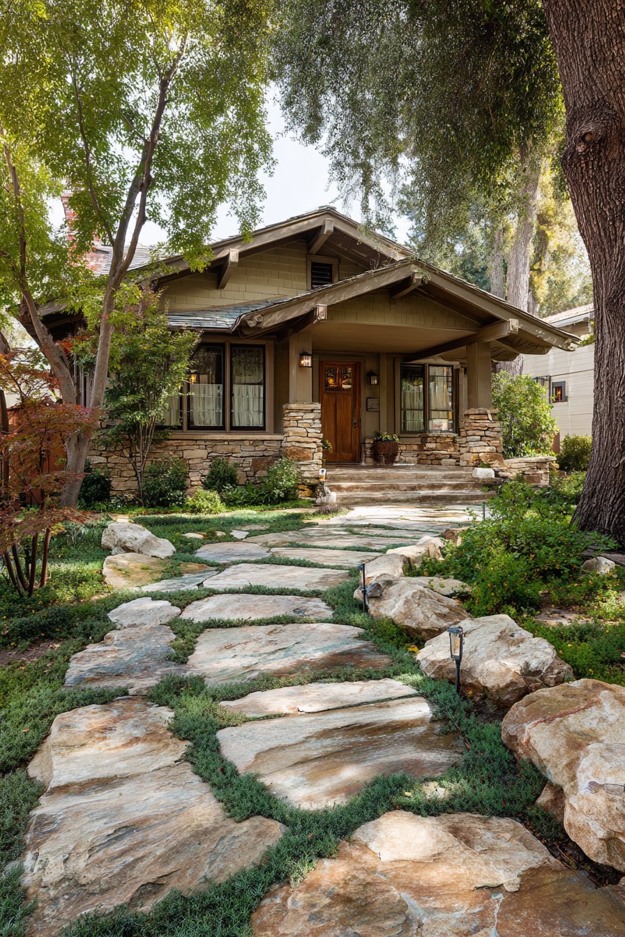 Defined Pathways and Hardscaping