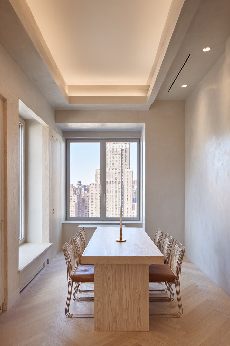 Pale Blonde Oak and Wire-Frame Sophistication