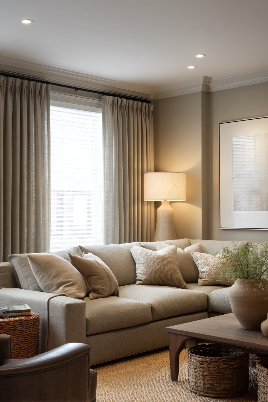 Warm Neutral Beiges and Taupes