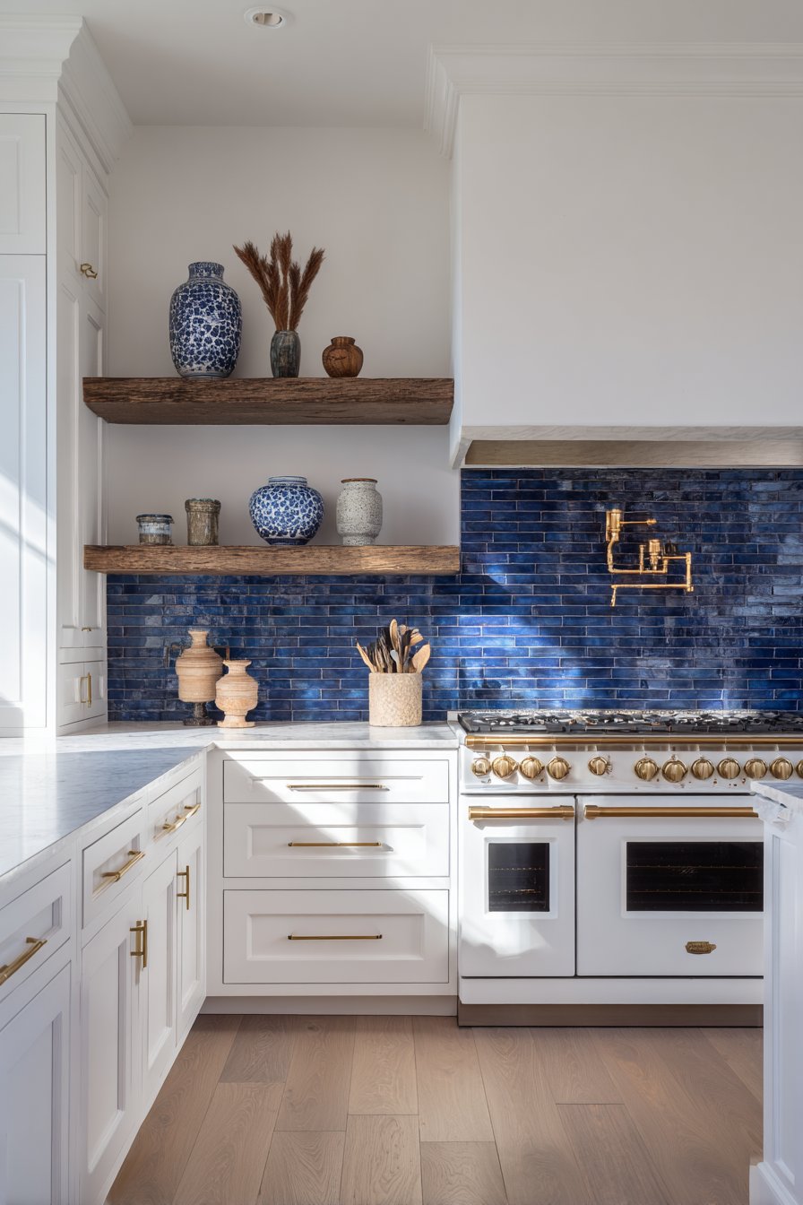 Textured and Artistic Backsplashes