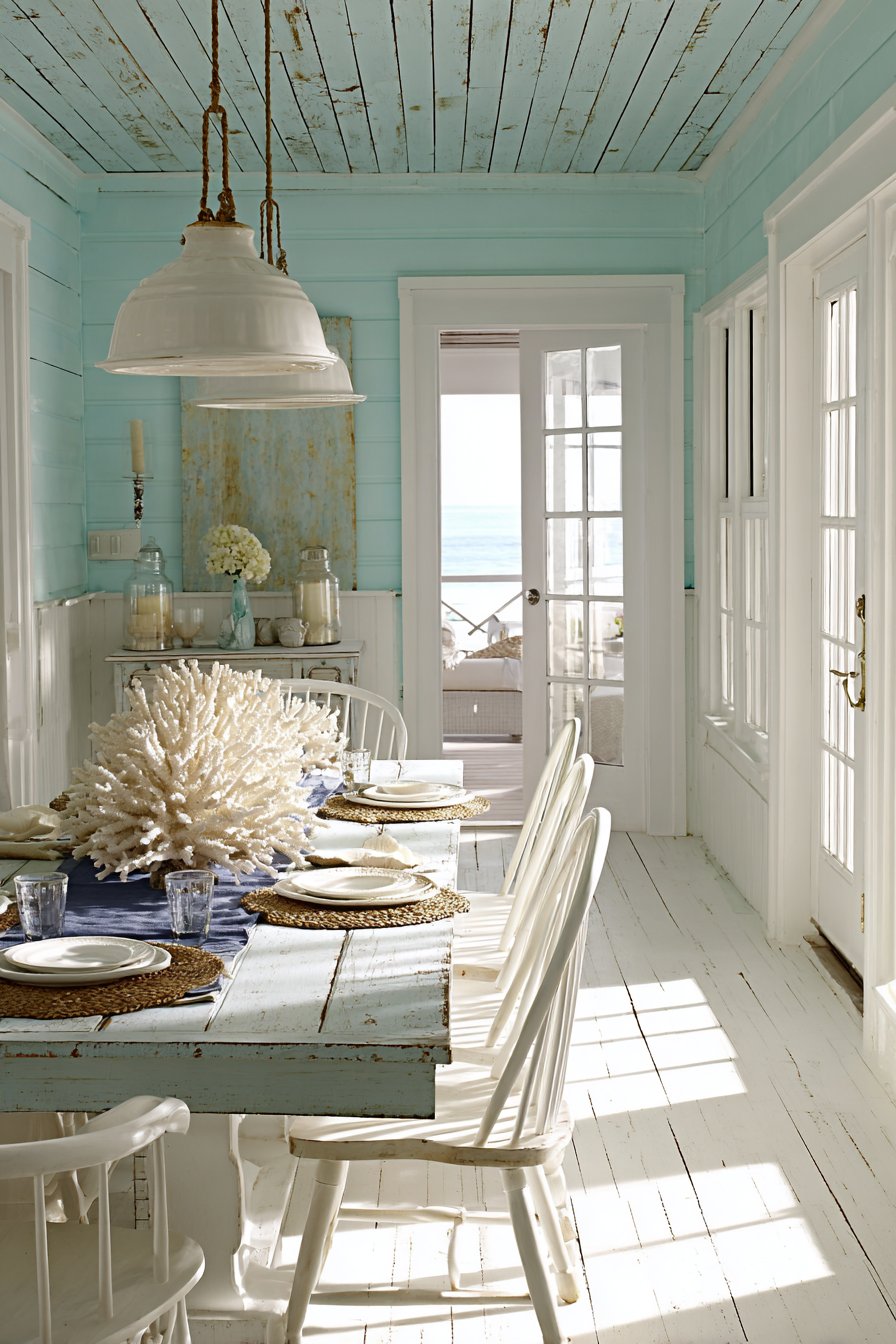 Coastal White-Washed Reclaimed Wood