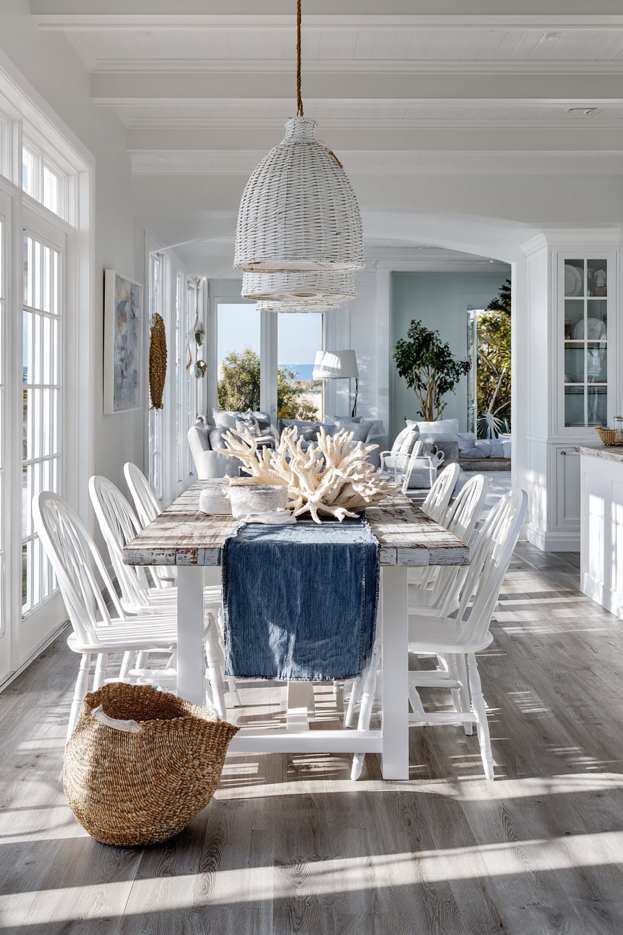 Coastal White-Washed Reclaimed Wood