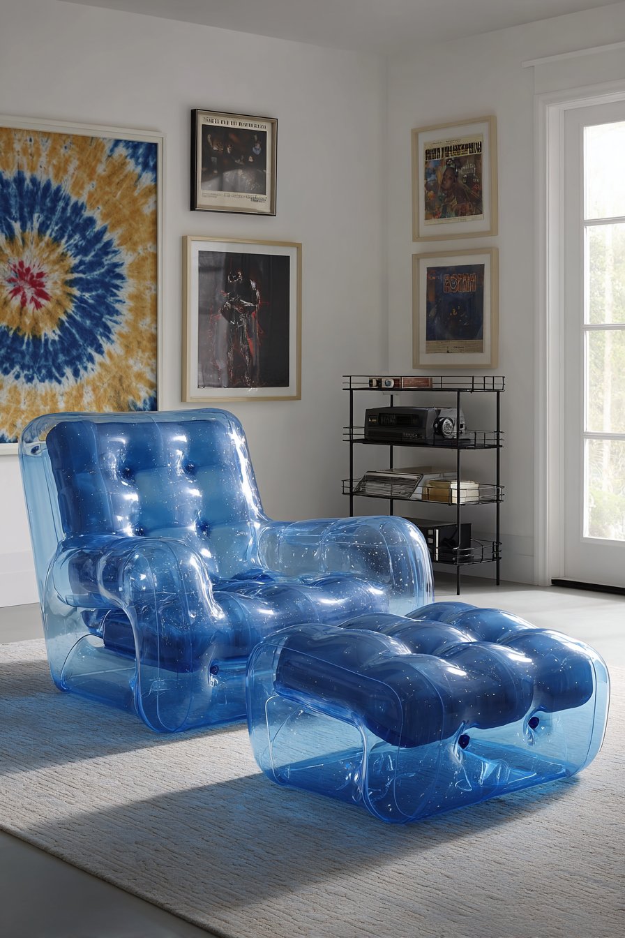 Translucent Furniture Statement with Experimental Aesthetics