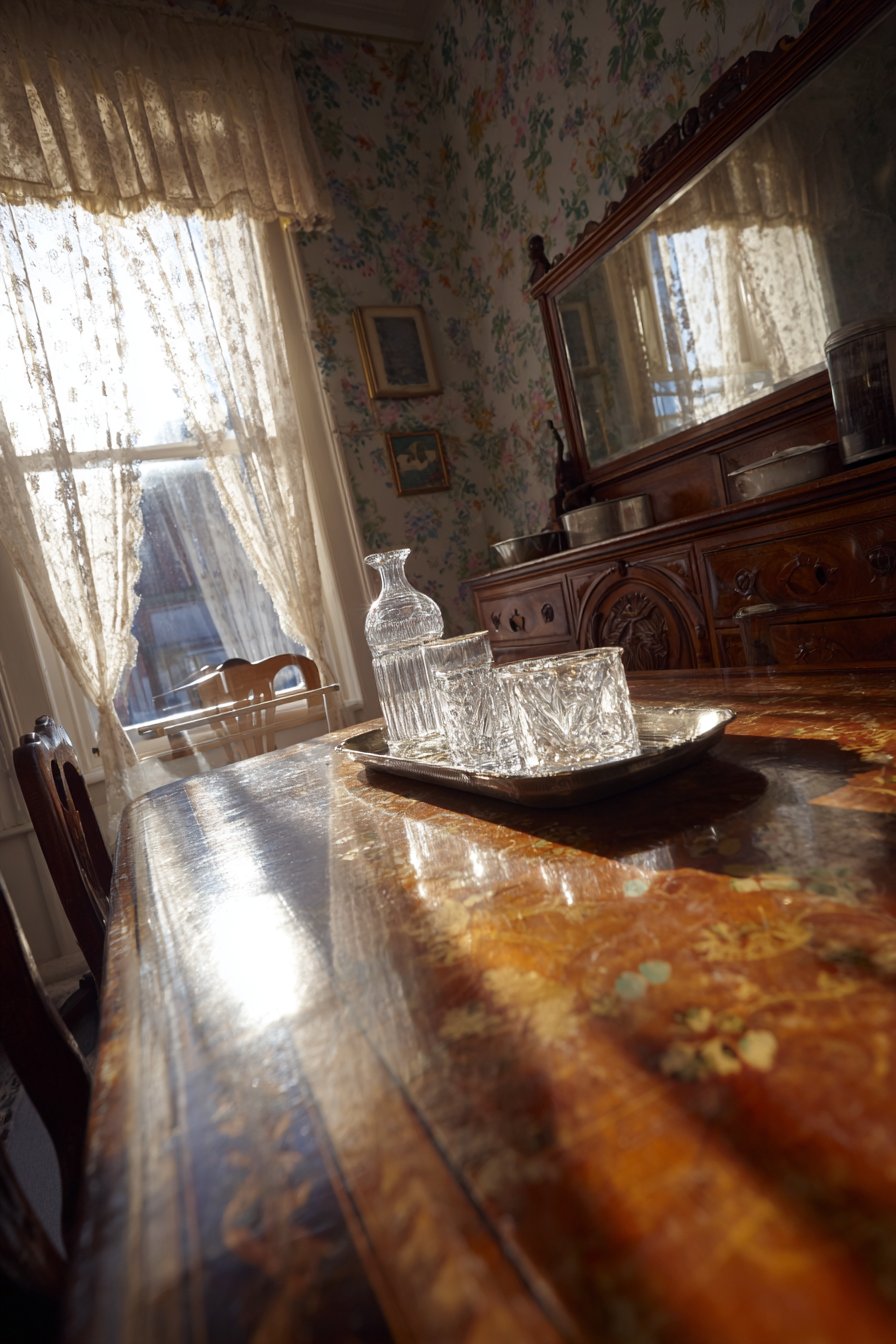 Edwardian Satinwood Delicacy