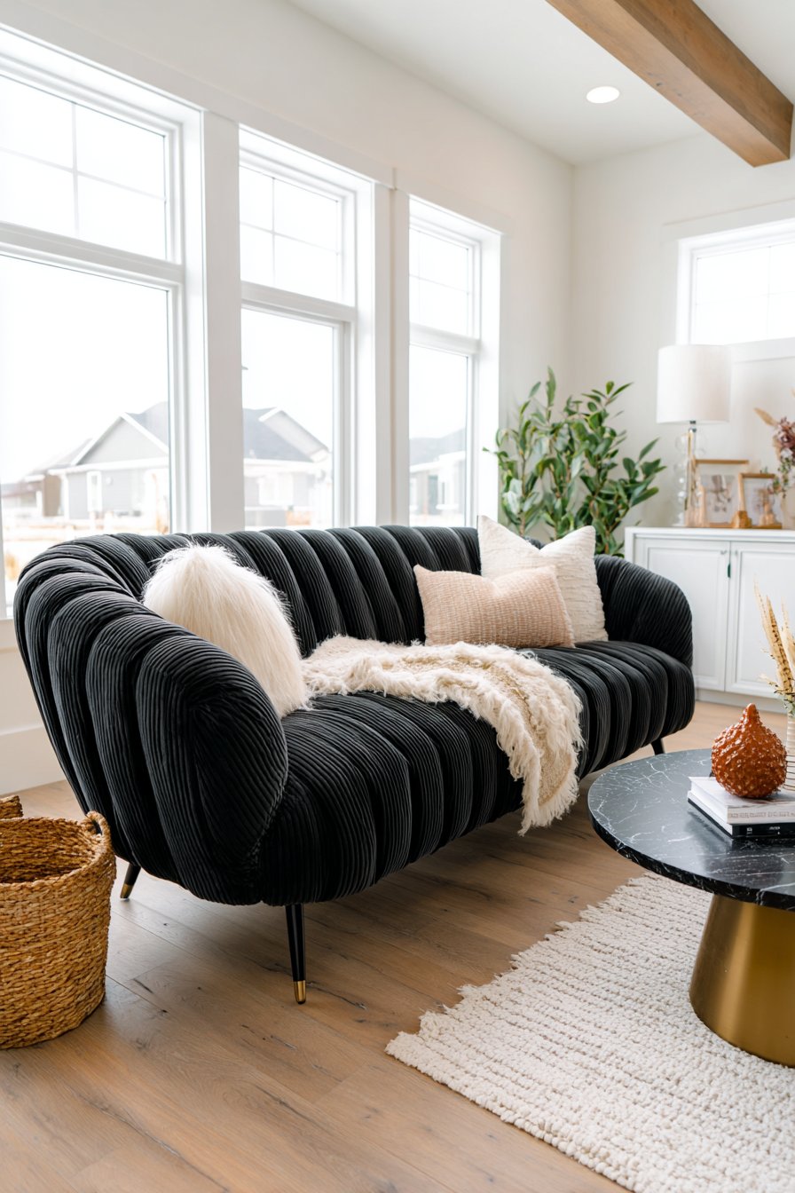 Textural Contemporary with Bouclé