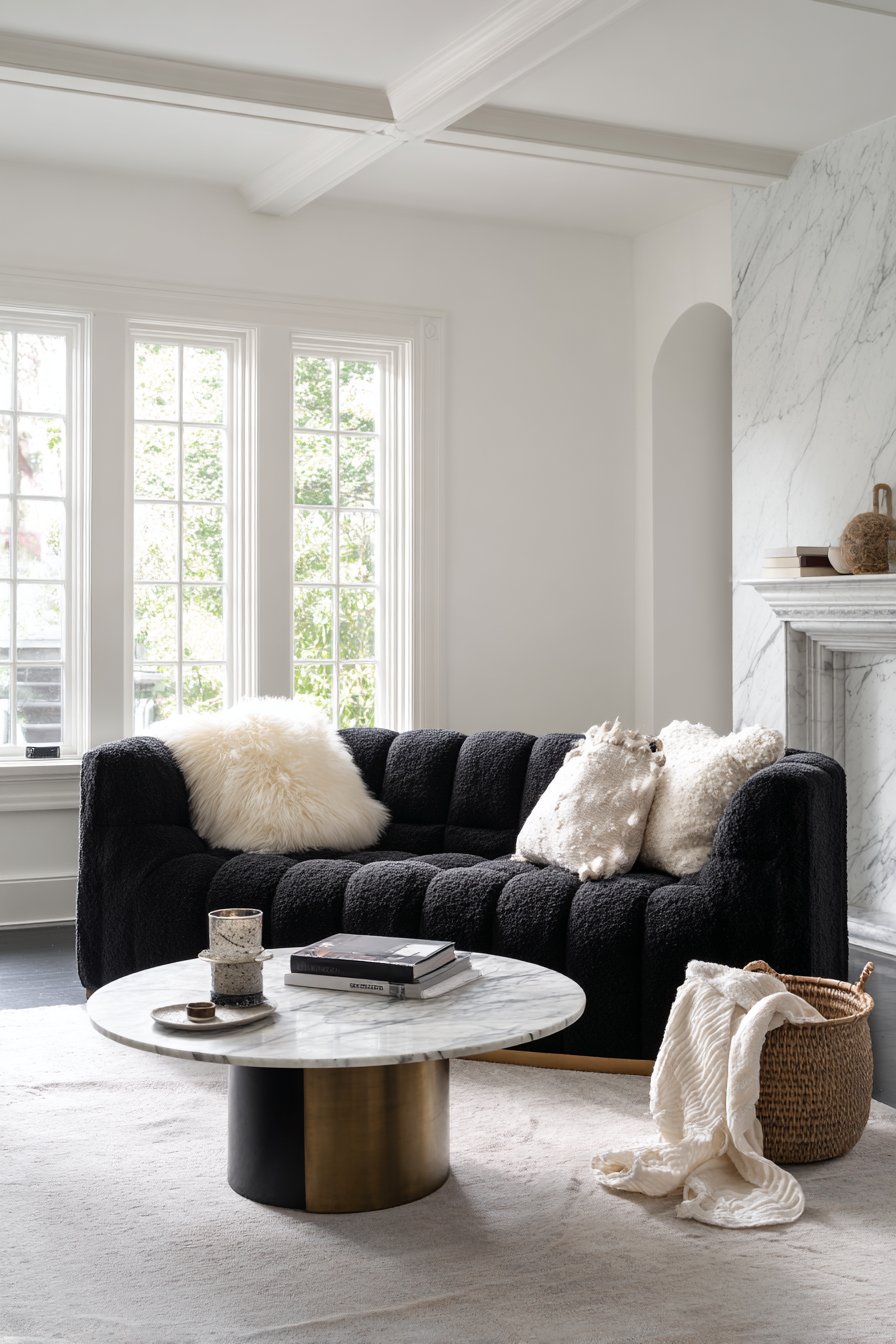 Textural Contemporary with Bouclé