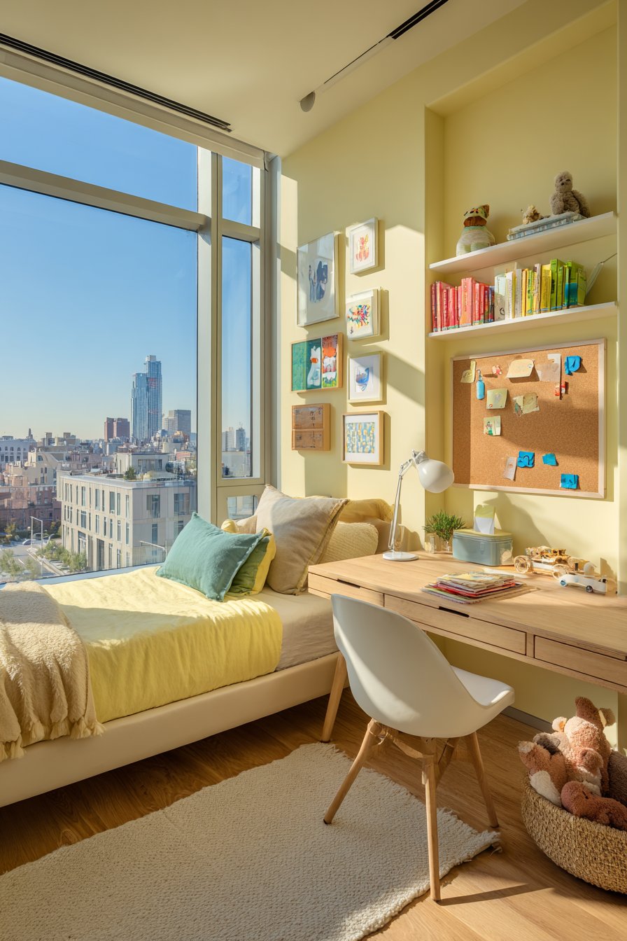 Vibrant Yellow Accent Wall Energy