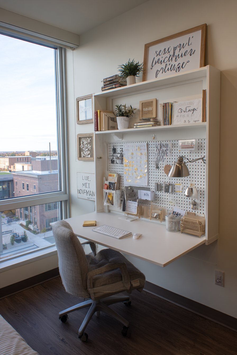 Wall-Mounted Workspace Efficiency