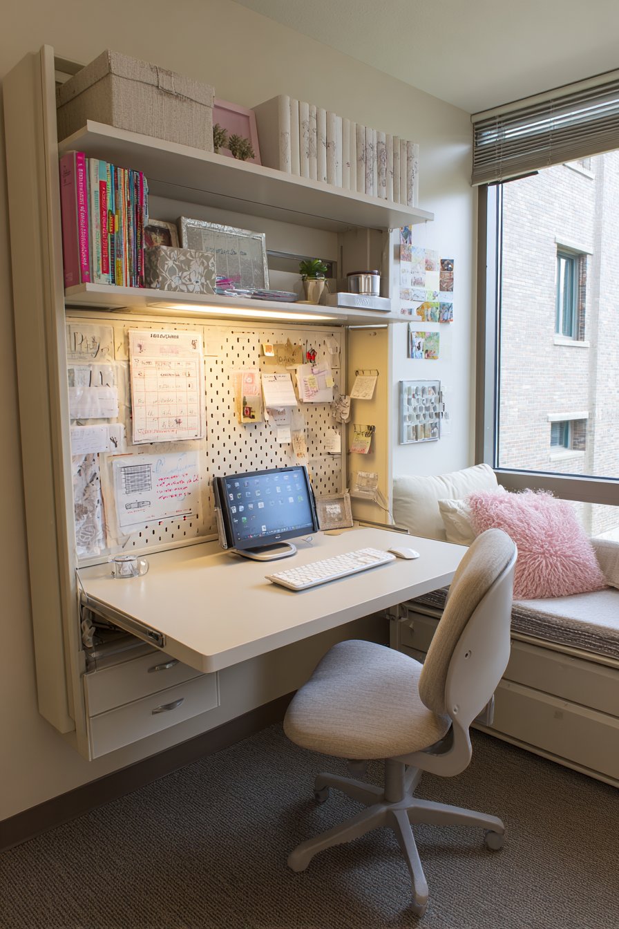 Wall-Mounted Workspace Efficiency