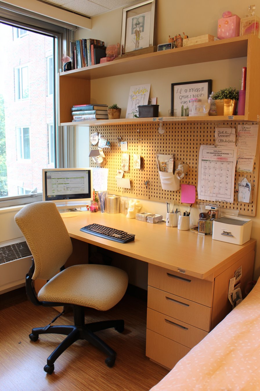 Wall-Mounted Workspace Efficiency