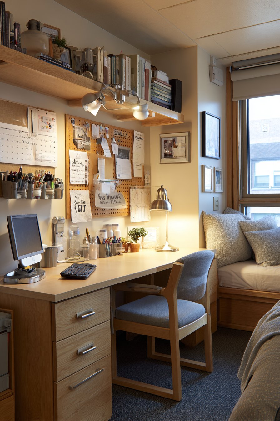 Wall-Mounted Workspace Efficiency