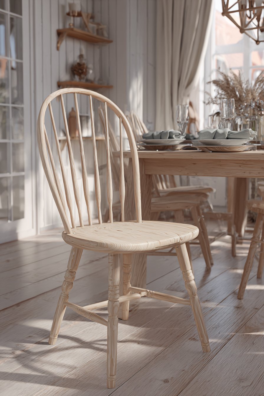 Classic Windsor in Natural Ash Wood