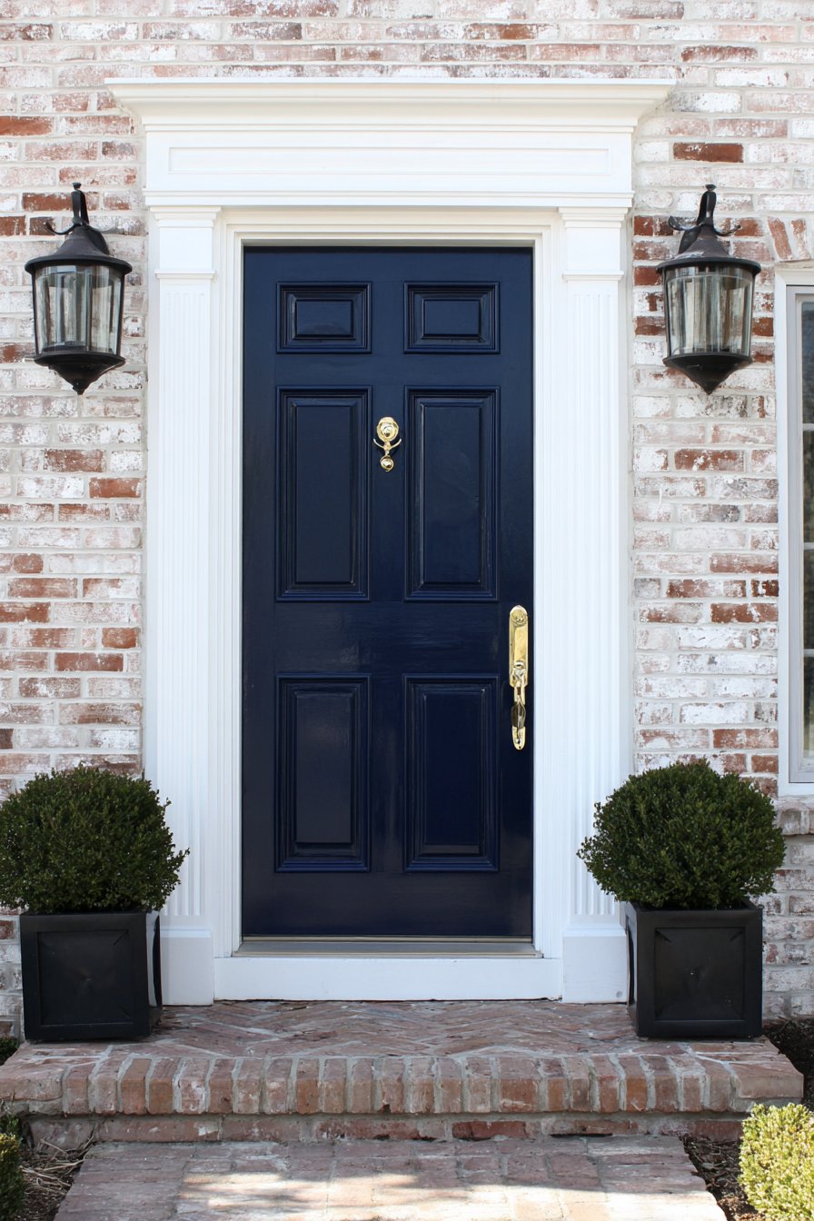Classic Colonial Navy Door