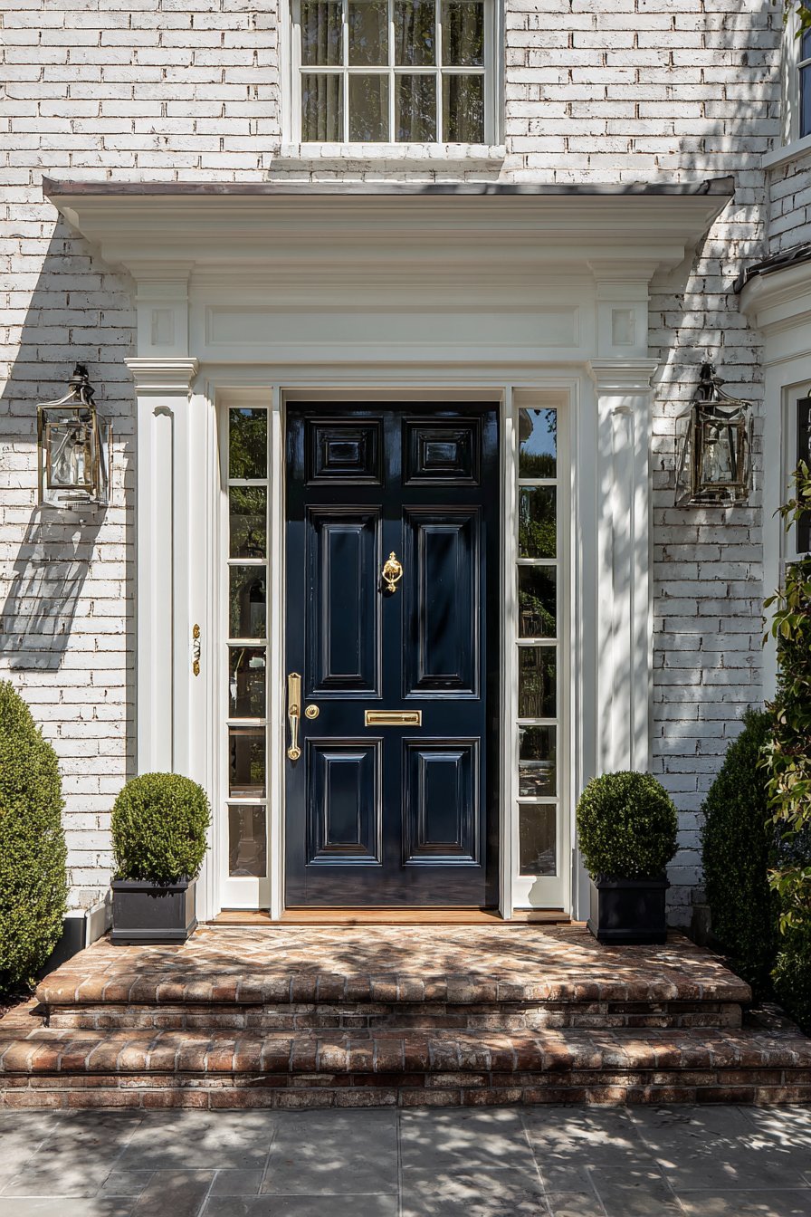 Classic Colonial Navy Door