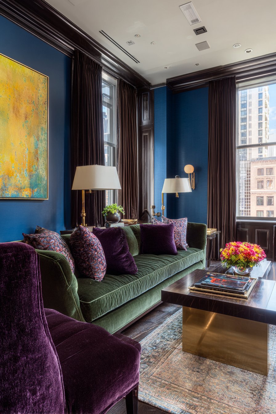 Bold Jewel Tones and Deep Saturated Hues