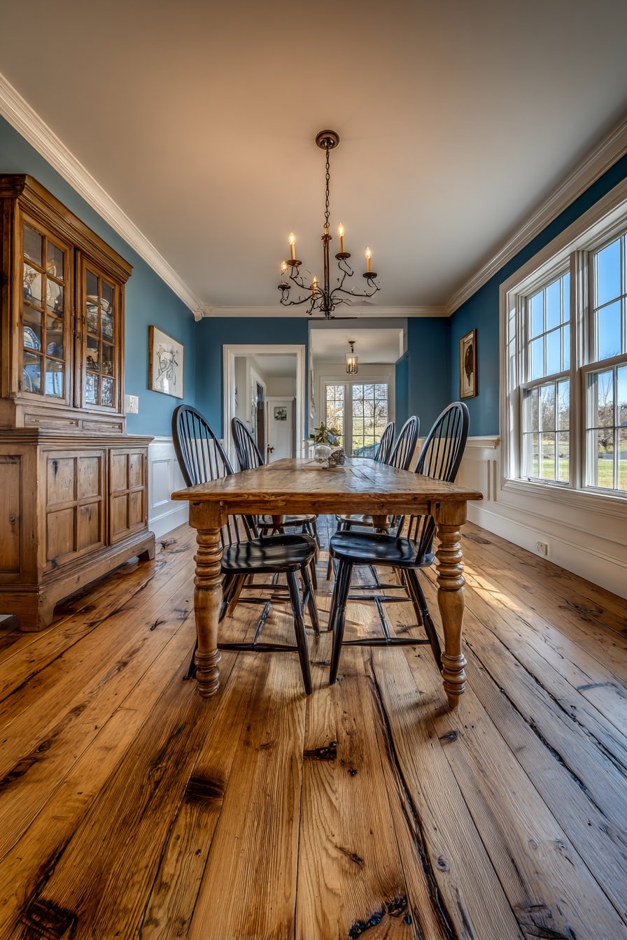 Aged Pine with Windsor Chair Collection