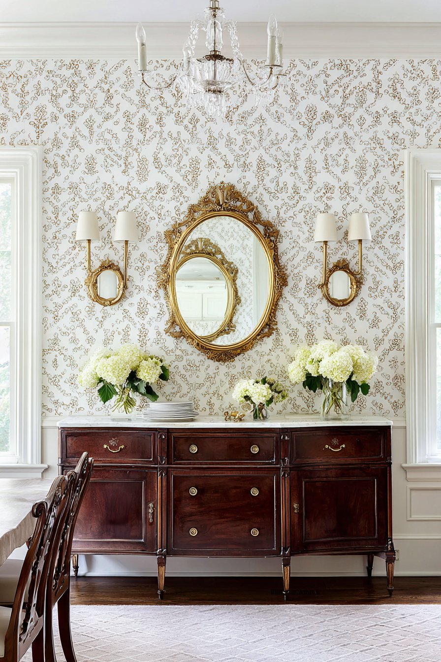 Traditional Gilded Mirror Elegance