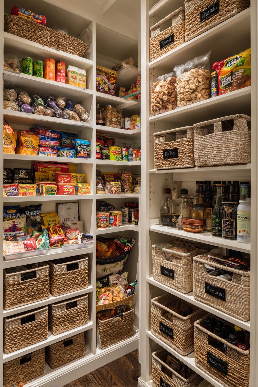 Create Zones with Shelf Dividers and Bins