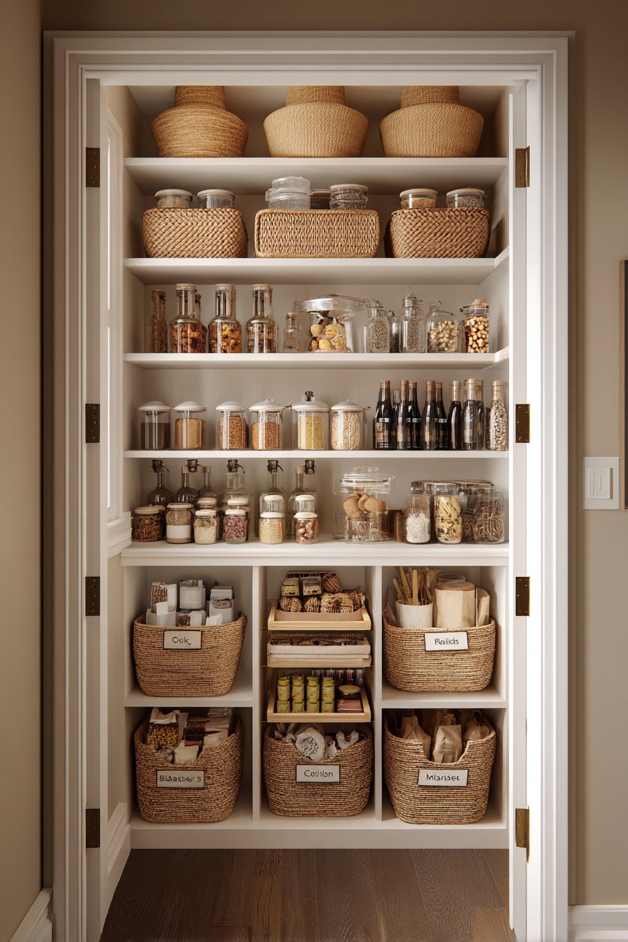 Create Zones with Shelf Dividers and Bins