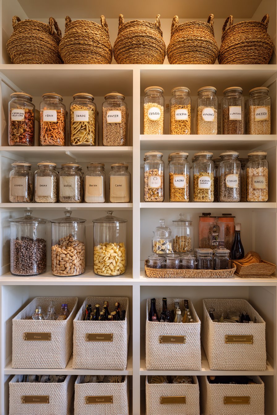 Create Zones with Shelf Dividers and Bins