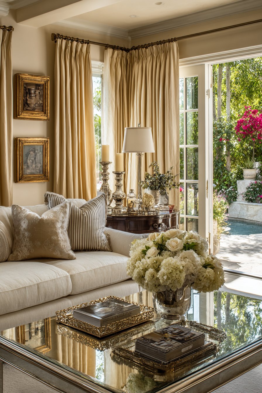 Incorporate Metallic and Glass Elements