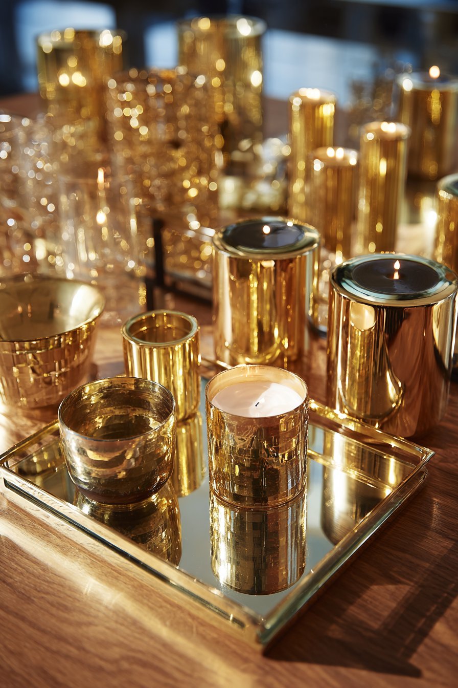 Incorporate Metallic and Glass Elements