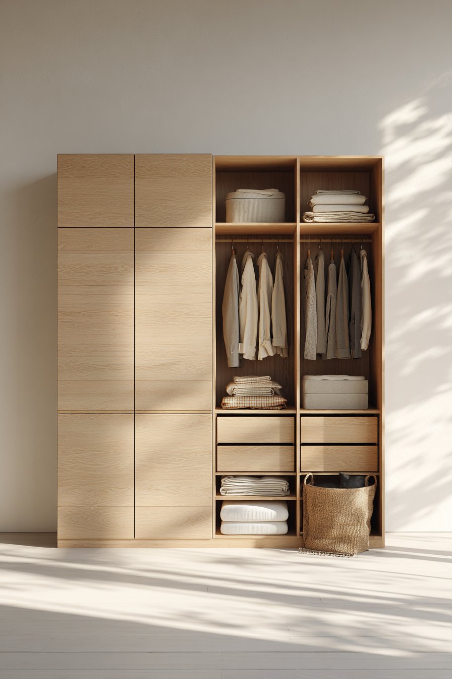 Minimalist Scandinavian Light Oak