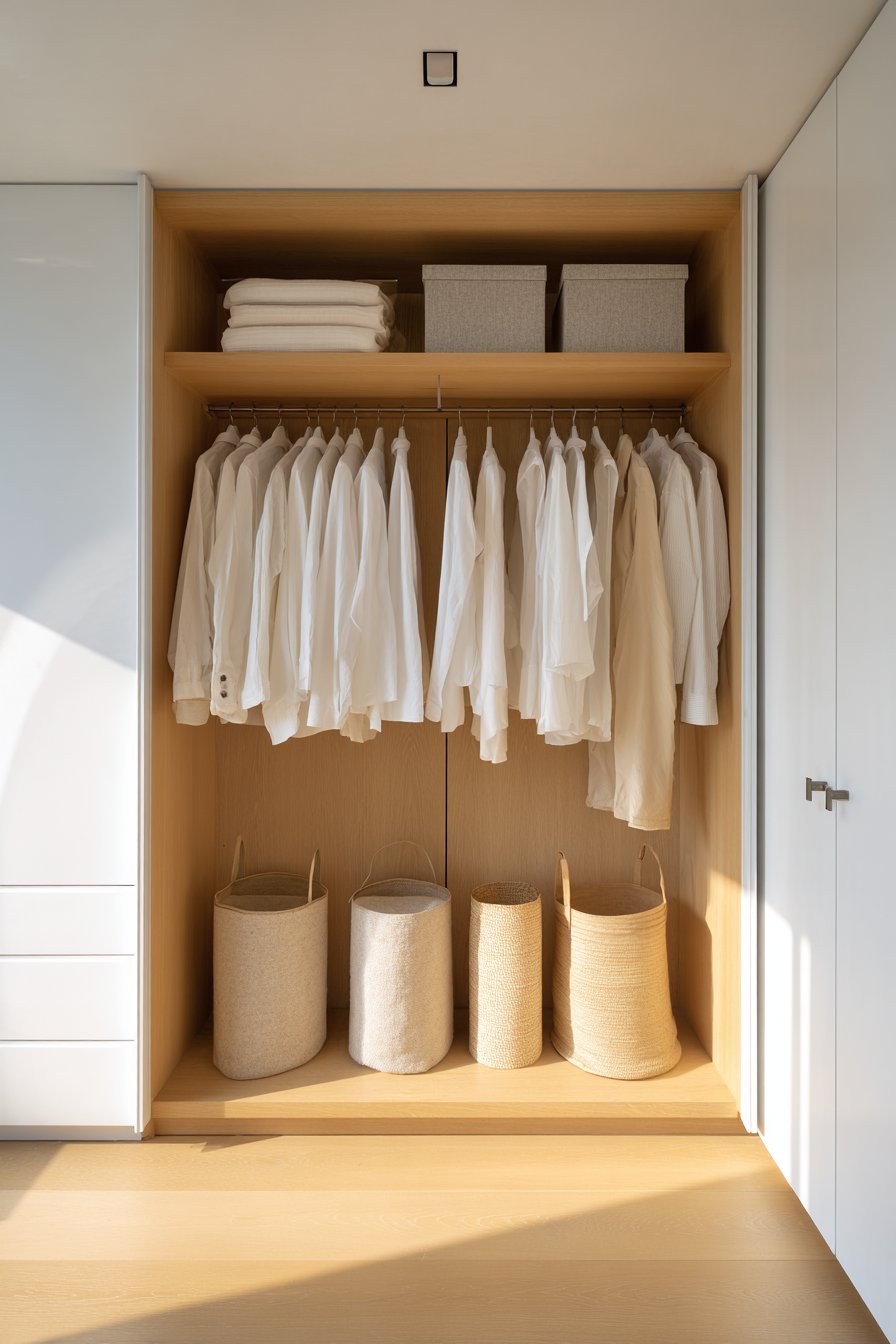 Minimalist Scandinavian Light Oak