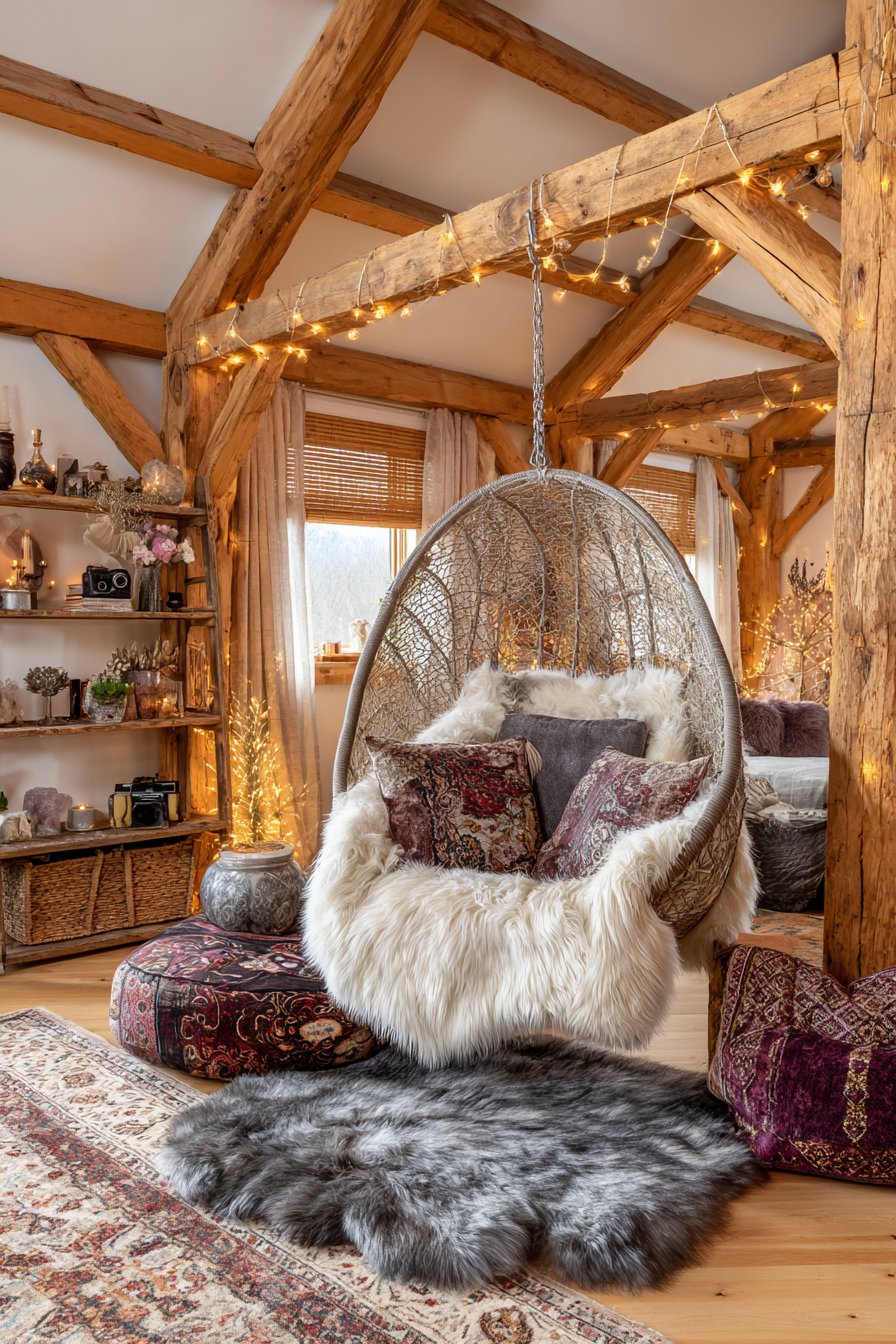 Hanging Rattan Chair Sanctuary