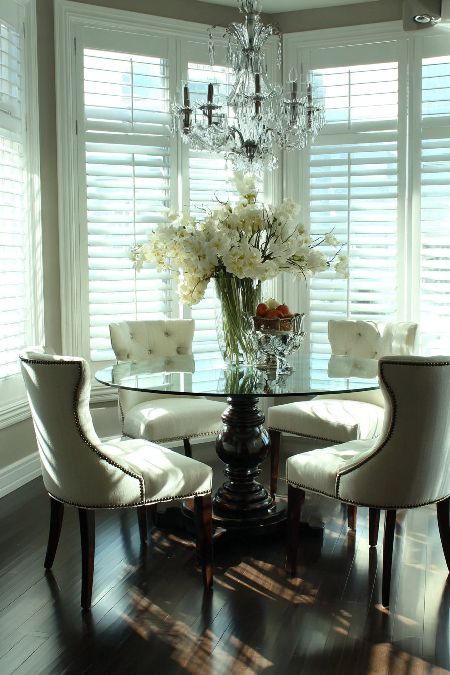 Transitional Glass Top Transparency