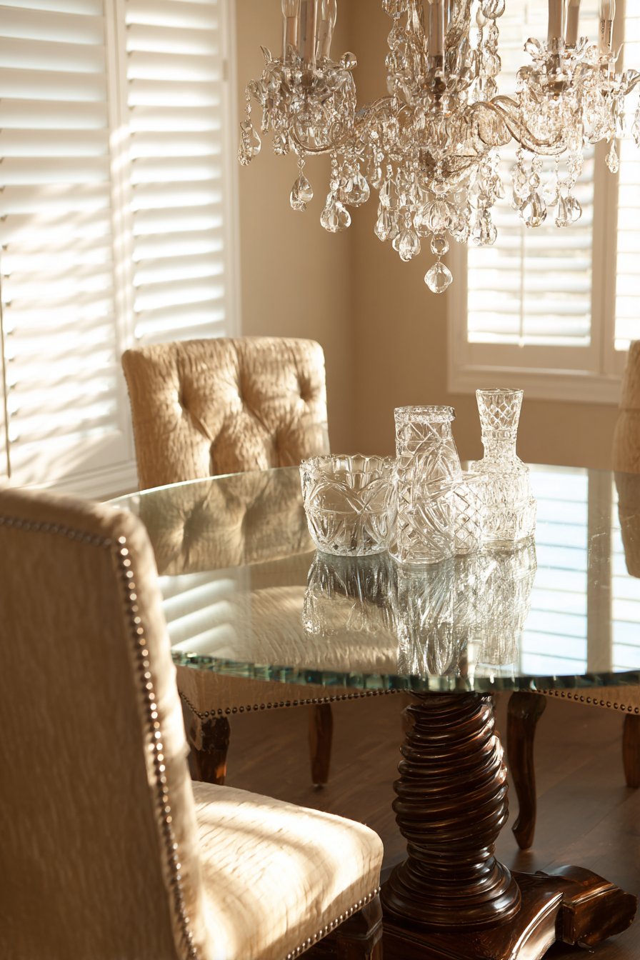 Transitional Glass Top Transparency