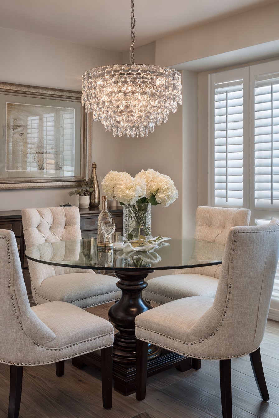 Transitional Glass Top Transparency