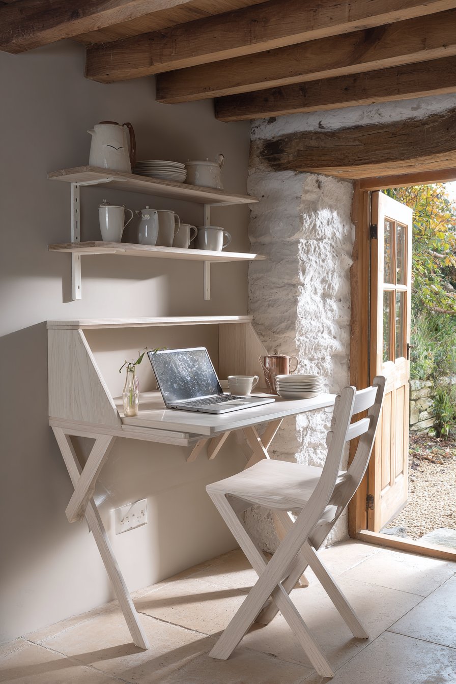 Space-Saving Drop-Leaf Solution