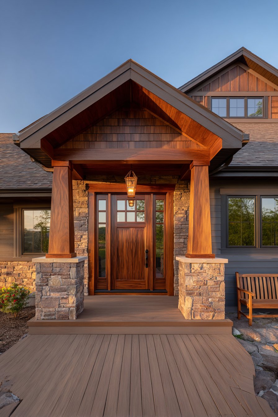 Craftsman Wood and Stone