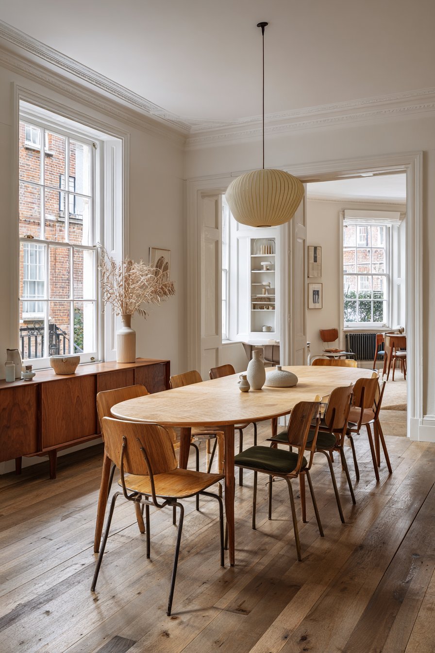 Eclectic Mixed Chair Vintage Charm