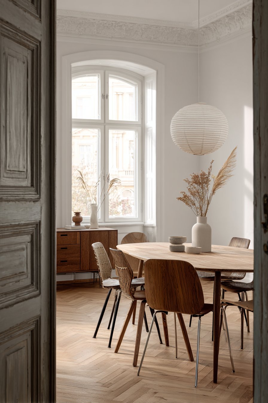 Eclectic Mixed Chair Vintage Charm