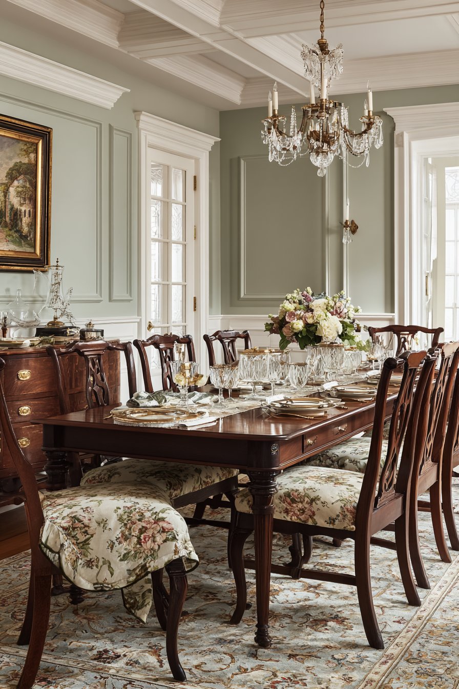 Mahogany Drop-Leaf with Chippendale Details